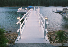 Пирсы из ДПК примеры использования